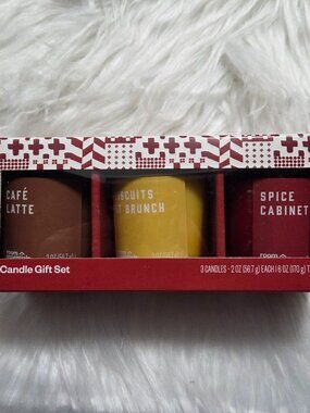 Room Essentials Glass Jar Candle Set